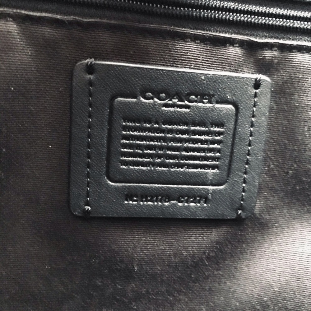Coach City Tote Bag With Buffalo Plaid Print, 7271 - Picture 12 of 15